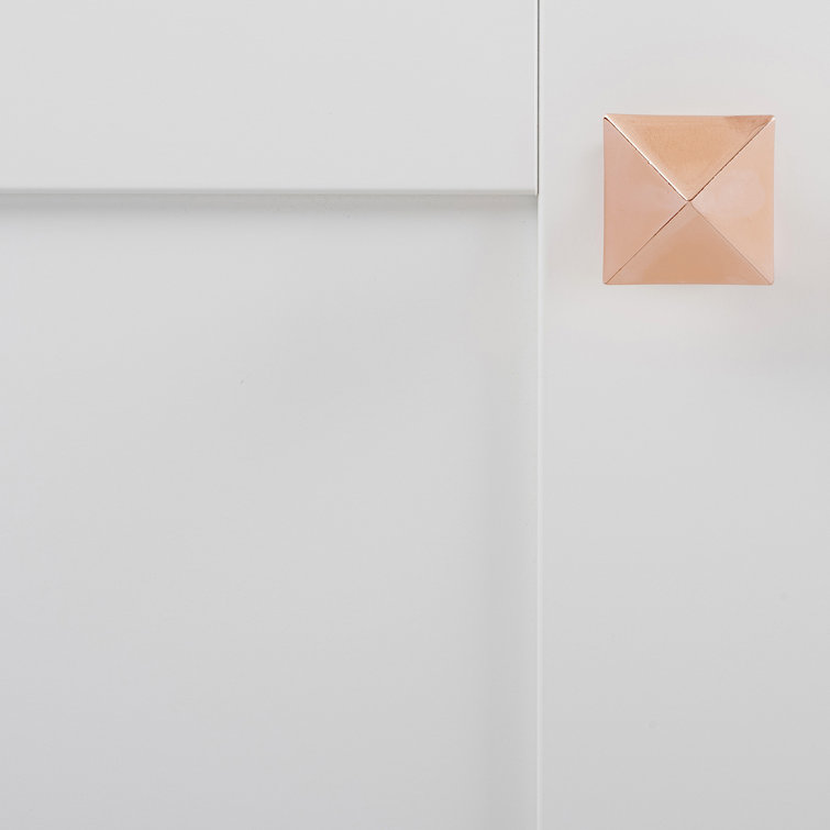 Oil-Rubbed Bronze Square Cabinet Knob with Mounting Hardware