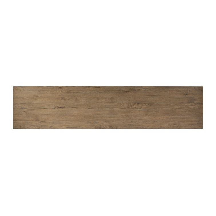 Bari 84'' Weathered Oak Veneer Sideboard with Drawers