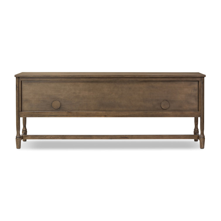 Bari 84'' Weathered Oak Veneer Sideboard with Drawers