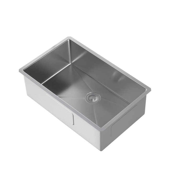 Modern Rectangular Stainless Steel Undermount Kitchen Sink