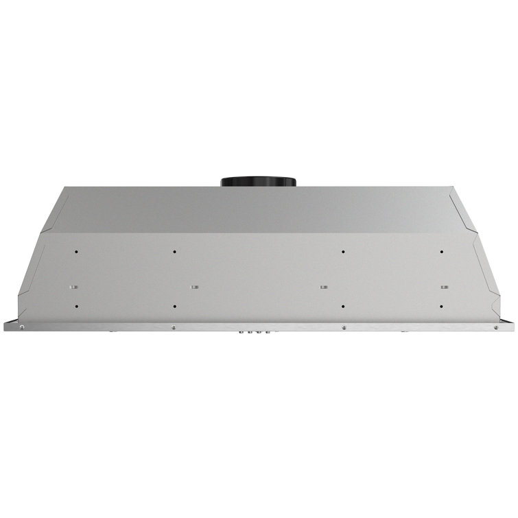 36-Inch Stainless Steel Convertible Insert Range Hood with Charcoal Filter