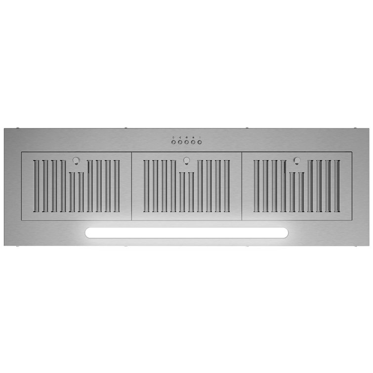 36-Inch Stainless Steel Convertible Insert Range Hood with Charcoal Filter