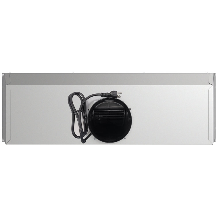 36-Inch Stainless Steel Convertible Insert Range Hood with Charcoal Filter