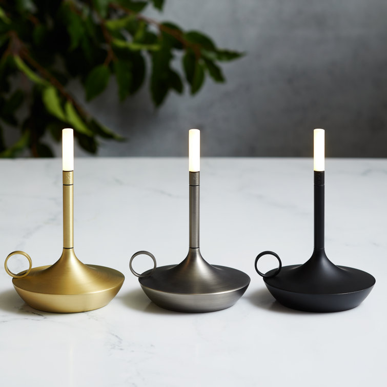 Graphite Portable Rechargeable LED Table Lamp