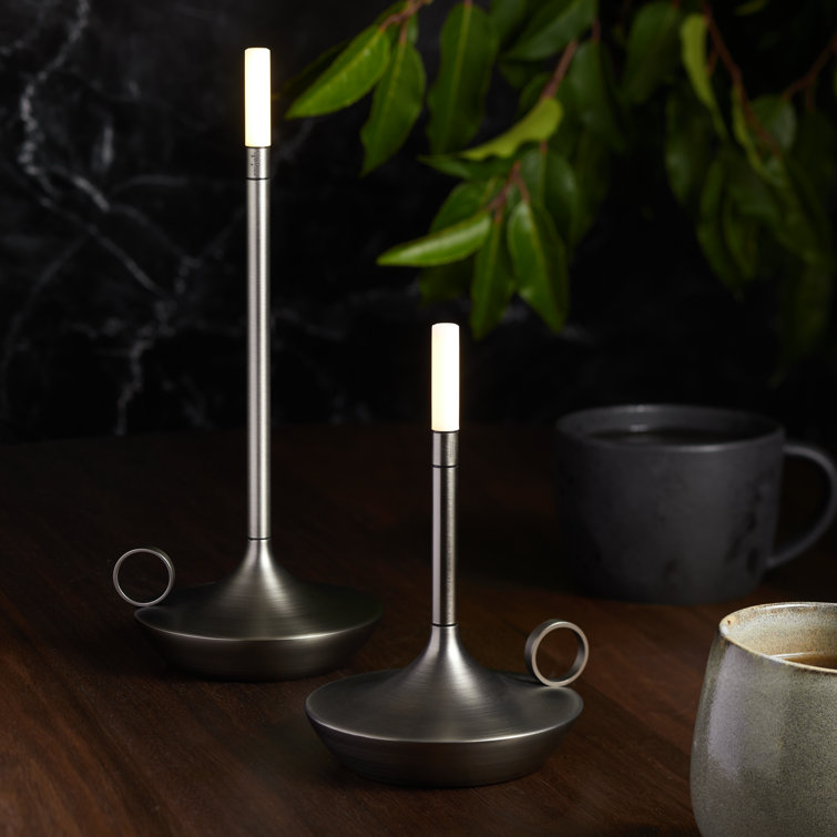 Graphite Portable Rechargeable LED Table Lamp