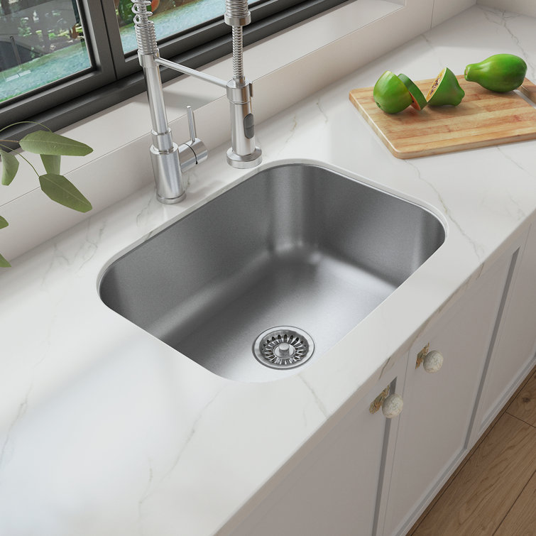 23'' Stainless Steel Drop-in Single Bowl Kitchen Sink