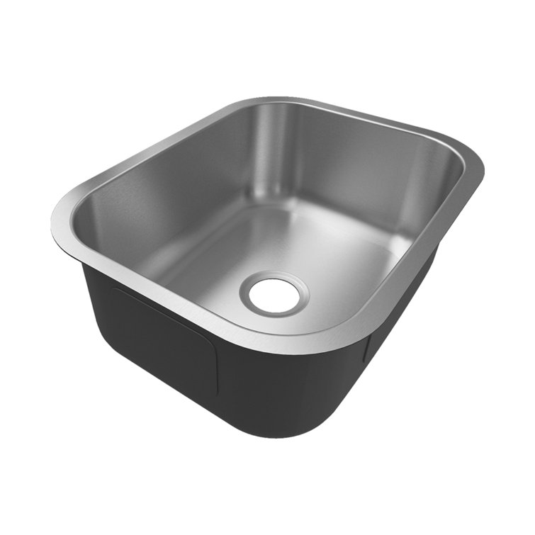 23'' Stainless Steel Drop-in Single Bowl Kitchen Sink