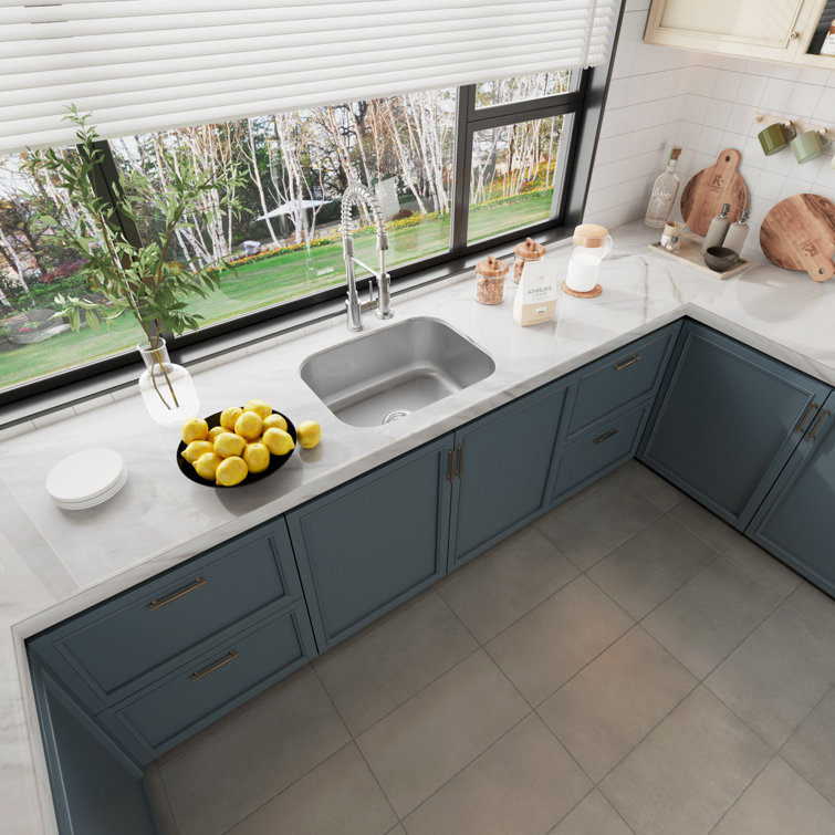 23'' Stainless Steel Drop-in Single Bowl Kitchen Sink