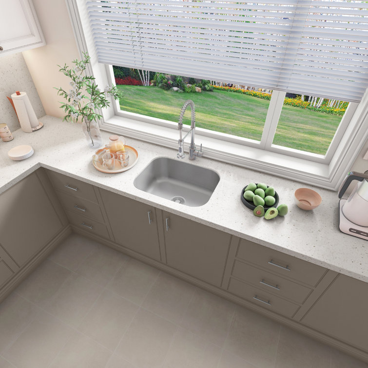 23'' Stainless Steel Drop-in Single Bowl Kitchen Sink