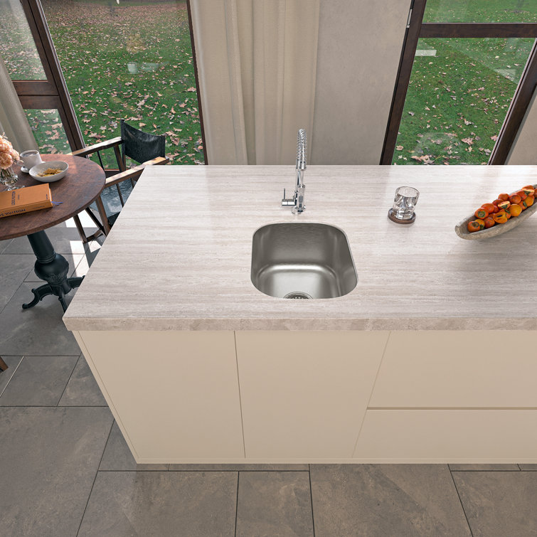 15'' Drop-In Single Bowl Stainless Steel Kitchen Sink