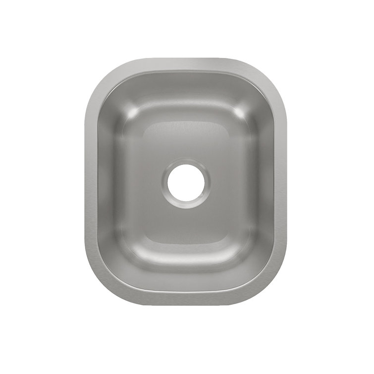 15'' Drop-In Single Bowl Stainless Steel Kitchen Sink