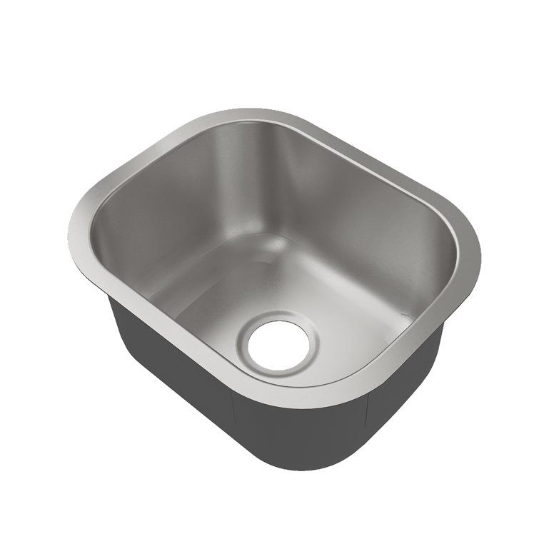 15'' Drop-In Single Bowl Stainless Steel Kitchen Sink