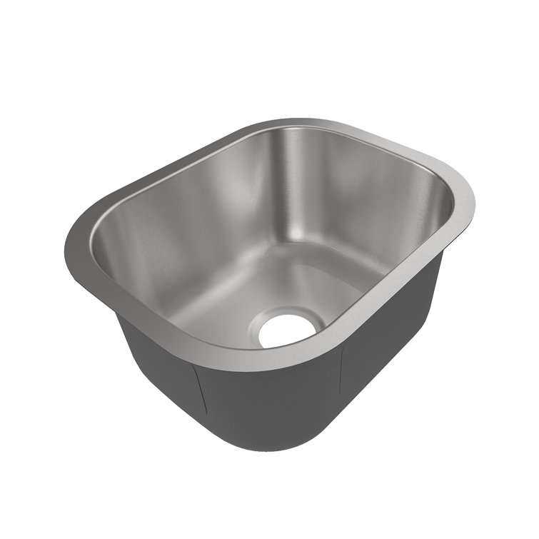 15'' Drop-In Single Bowl Stainless Steel Kitchen Sink
