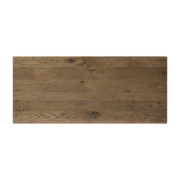 Weathered Oak 48" Bar Cabinet with Reversible Shelves
