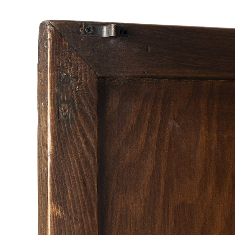 Wilder Aged Pine Heritage Bar Cabinet with Reversible Shelving