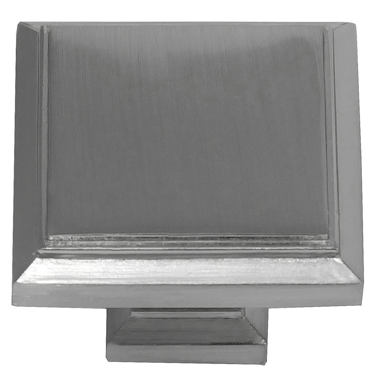 Beacon Hill Satin Nickel Square Cabinet Knob