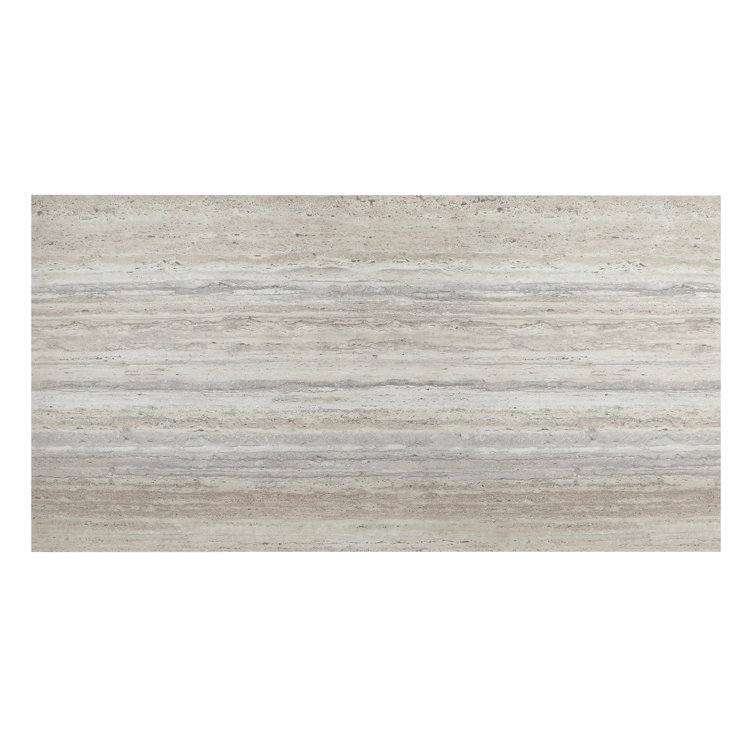 Ravenna 84" Natural Reclaimed Wood and Marble Dining Table
