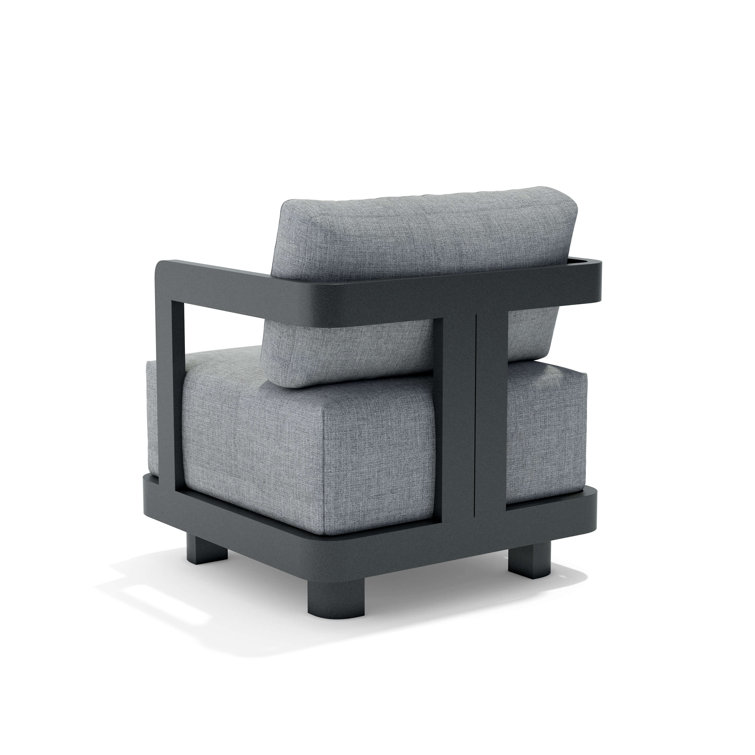 Granada Dark Grey Aluminum 6-Piece Outdoor Conversation Set