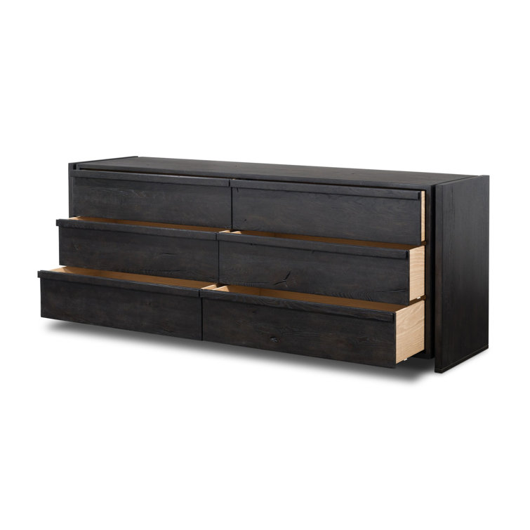 Espresso Double Dresser with Soft Close and Dovetail Drawers