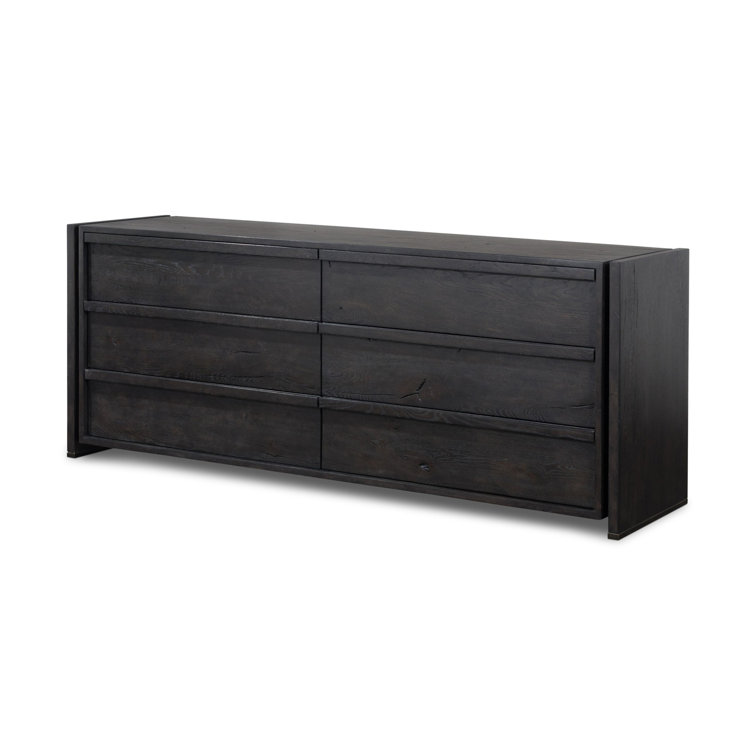 Espresso Double Dresser with Soft Close and Dovetail Drawers