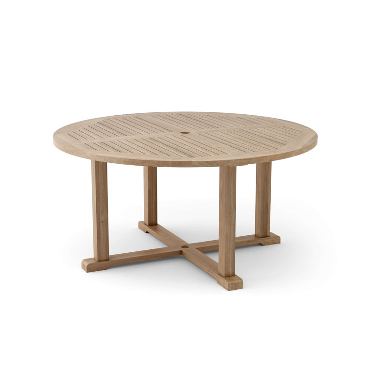 Tosca 65'' Round Teak Outdoor Dining Table