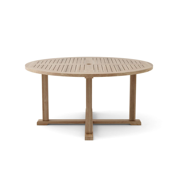 Tosca 65'' Round Teak Outdoor Dining Table