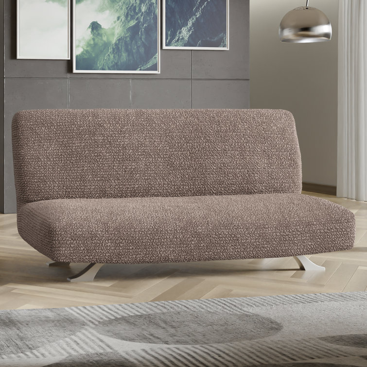 Capuchino Stretch Futon Slipcover with Elastic Closure
