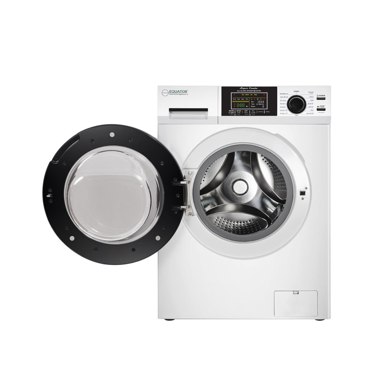 White 1.62cf Ventless All-in-One Washer Dryer with LED Control Panel