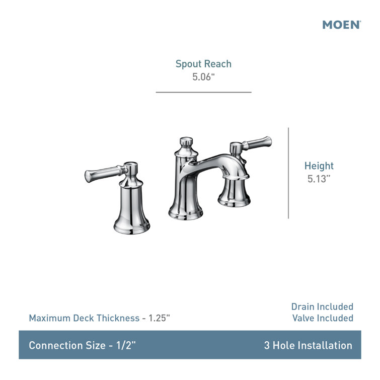 Dartmoor Oil Rubbed Bronze Two-Handle Widespread Bathroom Faucet