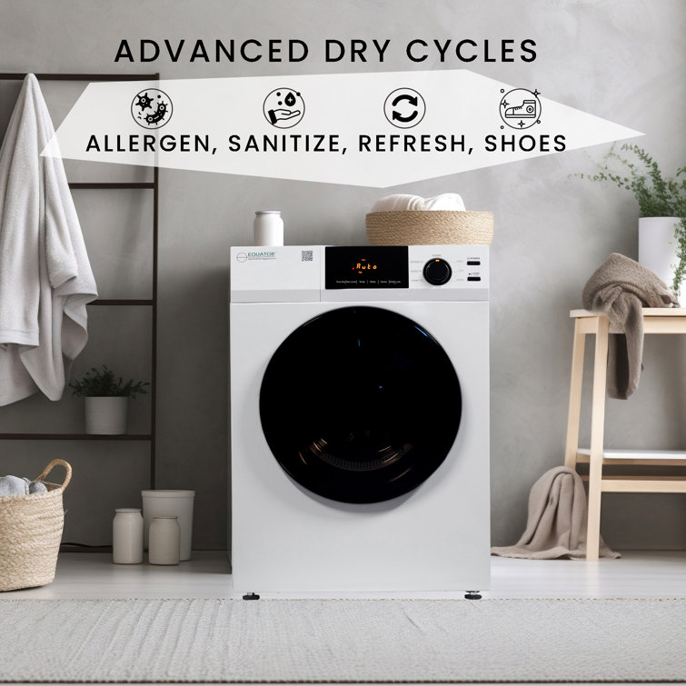 Equator 24" White Portable Vented Dryer with Moisture Sensing