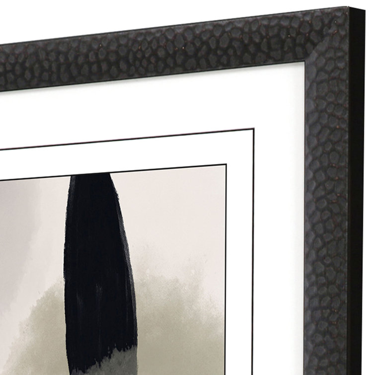 Shape Shift II Abstract Black and White Poster Set