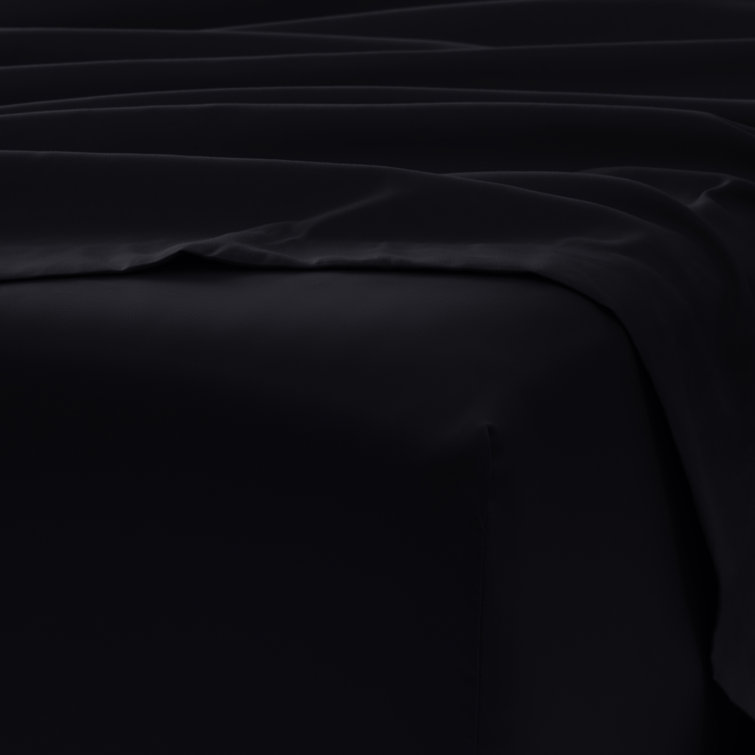 Navy Deep Pocket Full Size Microfiber Bed Sheet Set