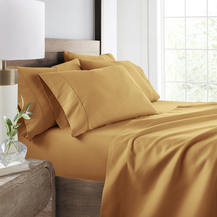 Ocean Blue California King Deep Pocket Microfiber Sheet Set