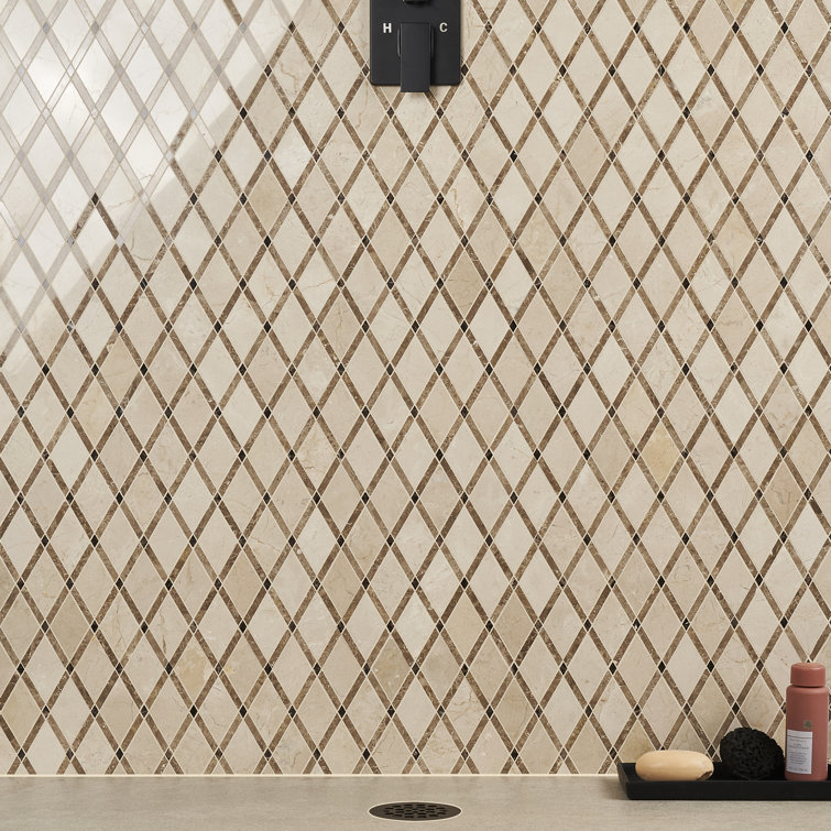Crema Marfil Light Marble Mosaic Wall and Floor Tile
