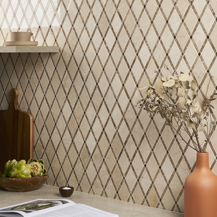 Crema Marfil Light Marble Mosaic Wall and Floor Tile