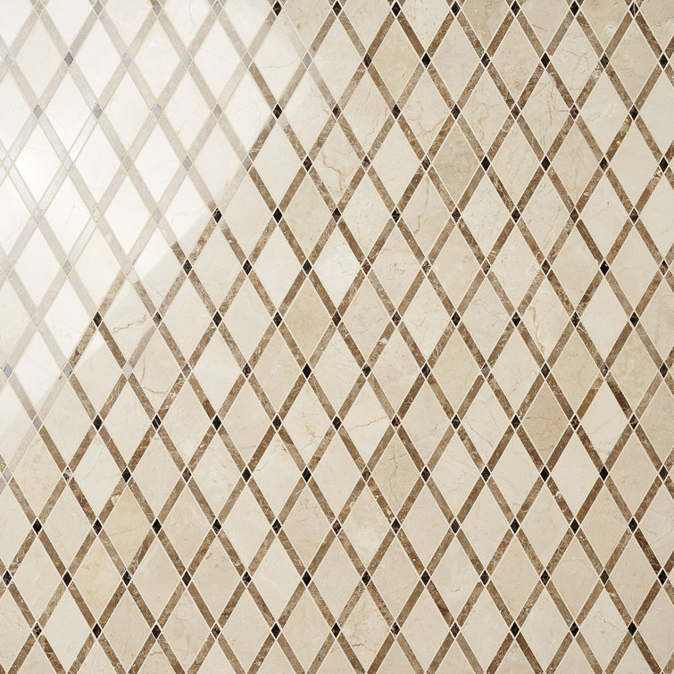Crema Marfil Light Marble Mosaic Wall and Floor Tile