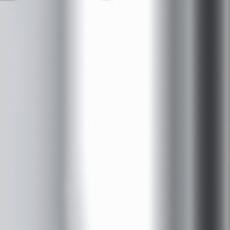 Polished Nickel and White Steel Drum Table Lamp