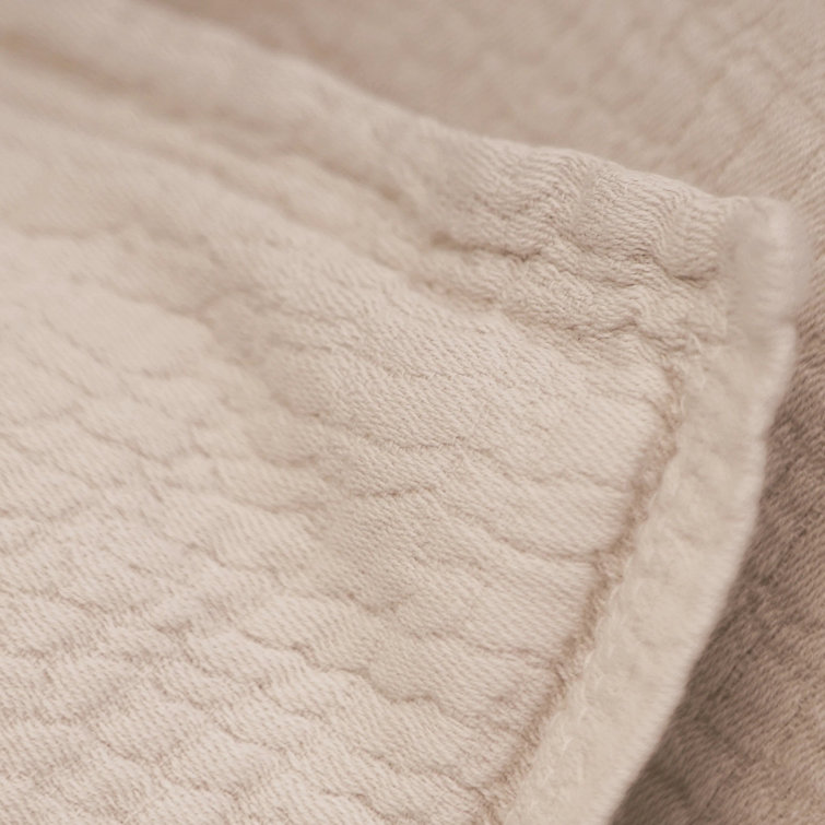 Blush Pink Twin Cotton Duvet Cover Set with Standard Sham