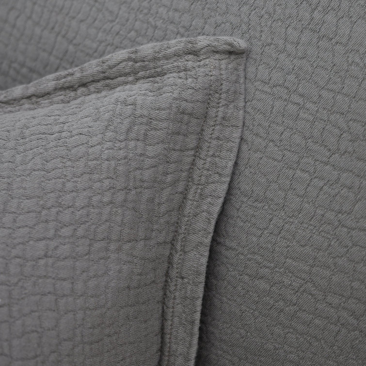 Taupe Greige Cotton Rectangular Throw Pillow