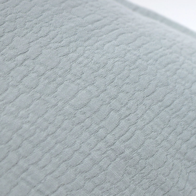 Twin Gray Cotton Minimalist Duvet Cover Set