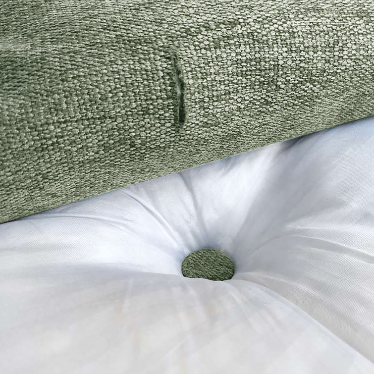 Lime Green Polyester Full Size Triangular Wedge Pillow