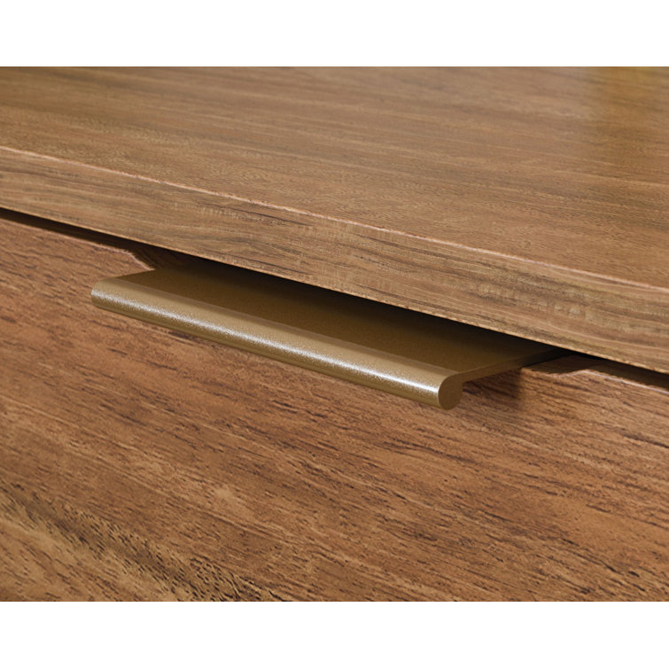 Sindoori Mango Wood L-Shaped Computer Desk with Drawers