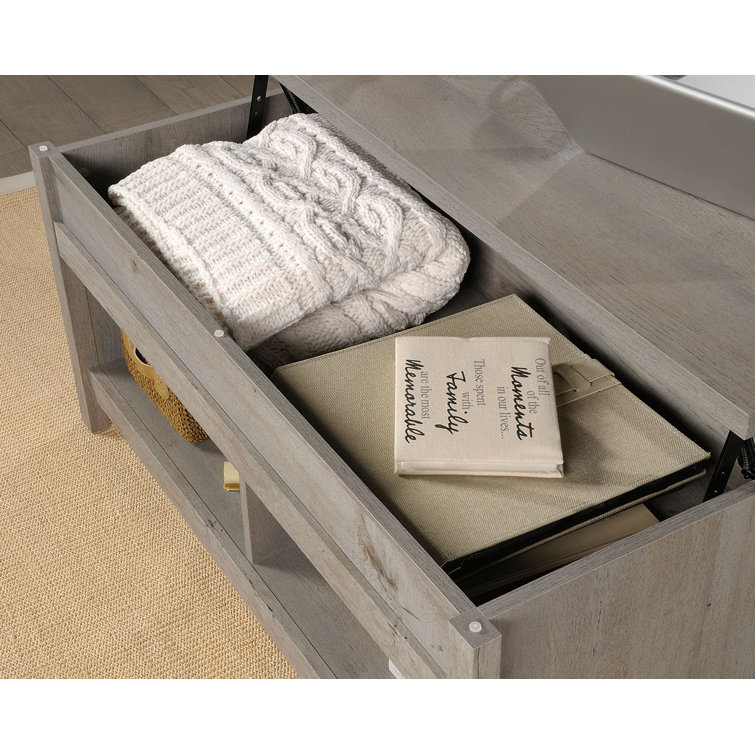 Mystic Oak Rectangular Lift-Top Coffee Table with Storage