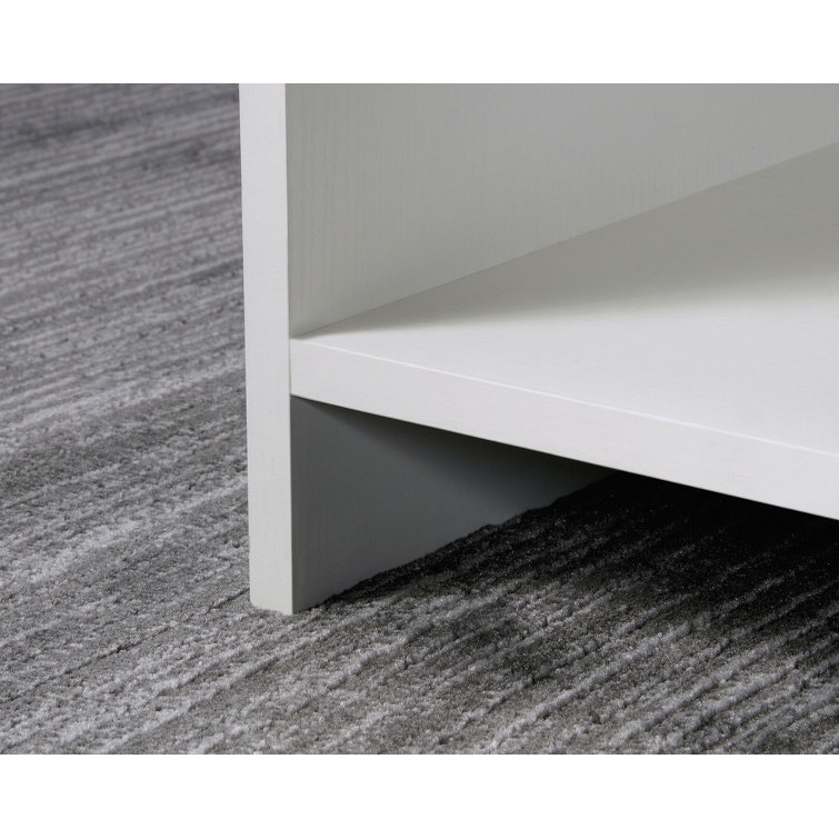 Charcoal Ash & Pearl Oak Rectangular Lift-Top Coffee Table with Storage