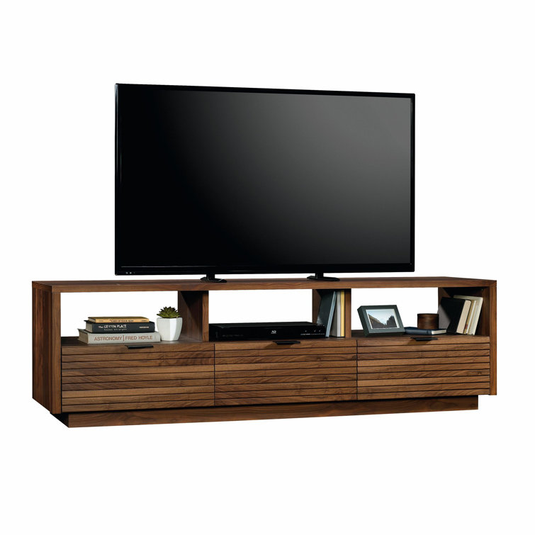 Grand Walnut 70'' Freestanding TV Cabinet with Storage