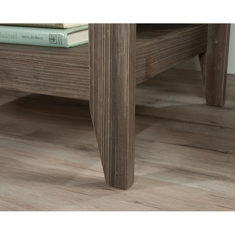 Summit Station Glacier Oak Nightstand with Open Shelves