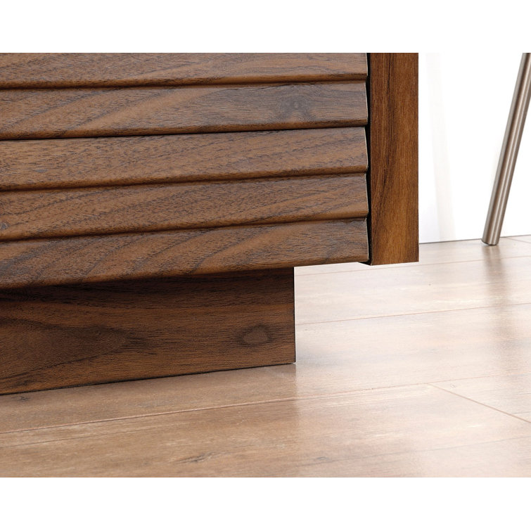 Grand Walnut 70'' Freestanding TV Cabinet with Storage