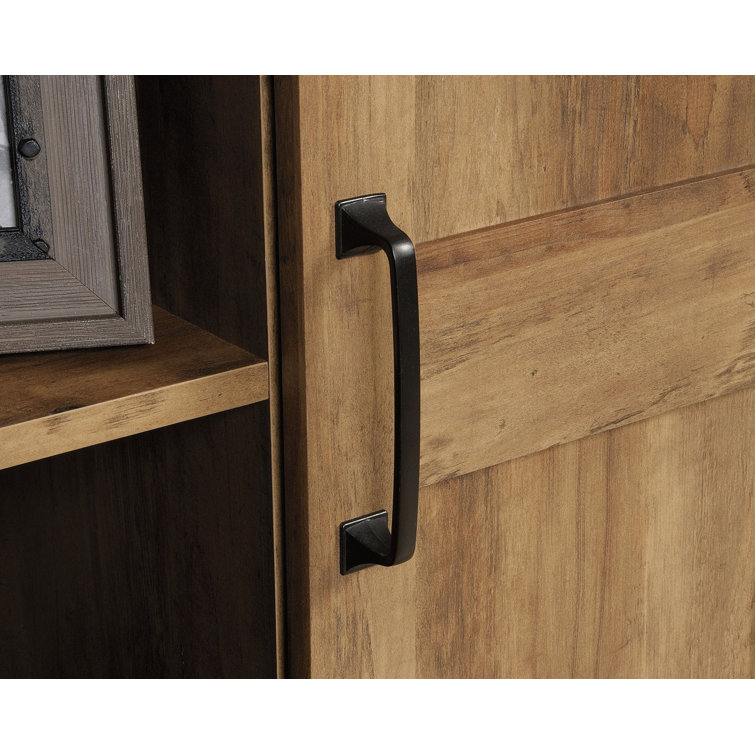 Rural Pine Freestanding Adjustable Shelving Storage Cabinet