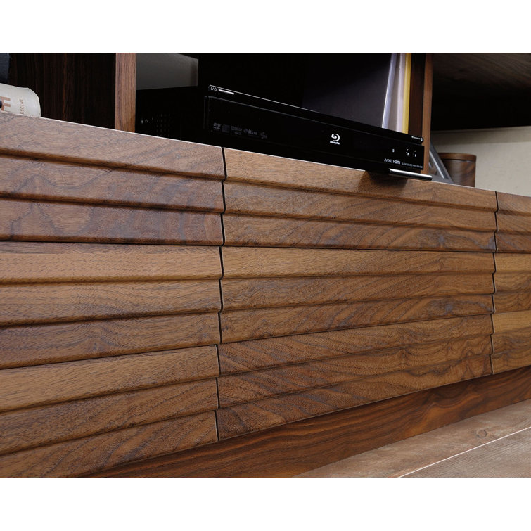 Grand Walnut 70'' Freestanding TV Cabinet with Storage