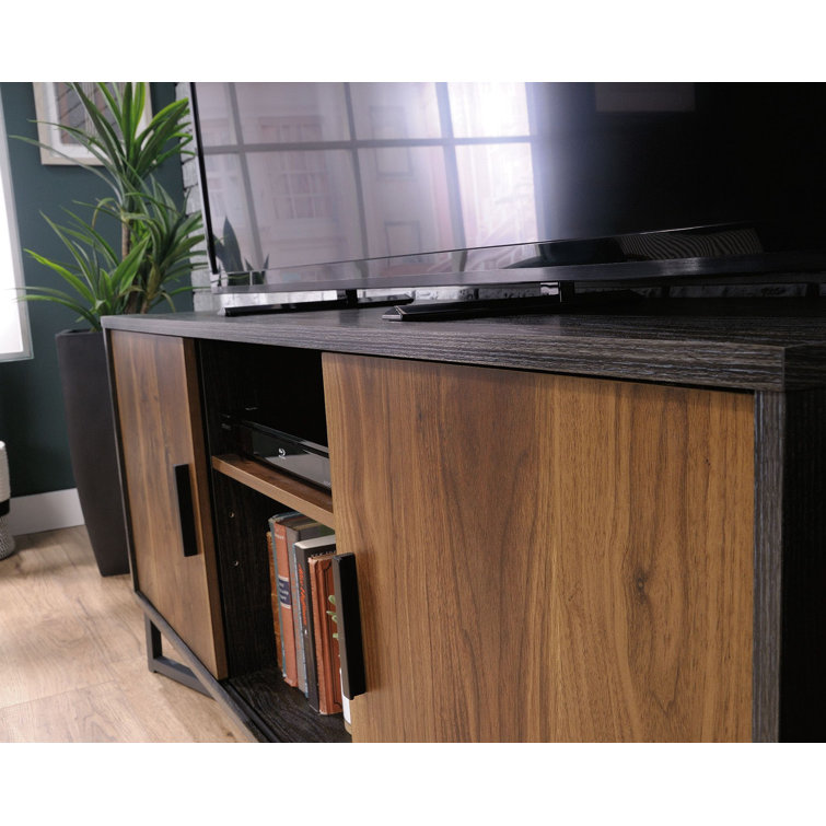 Canton Lane 60" Industrial Brew Oak TV Stand with Sliding Door